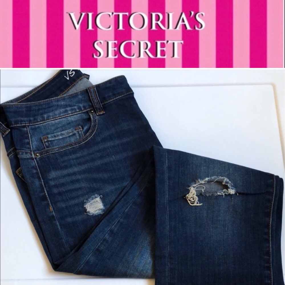 ♻️🆚👖 Hi Rise Skinny Medium Wash Blue VICTORIA’S